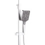 Душова система універсальна Qtap Swan Cascada на три споживачі (з виливом) QTSWA111CRM45566 Chrome