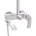 Душевая система универсальная Qtap Swan Cascada на три потребителя (с изливом) QTSWA111CRM45566 Chrome