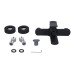 Смеситель для ванны Qtap Slavonice QTSLA259BLM45918 Black Matt
