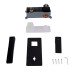 Смеситель для раковины Qtap Gemini скрытого монтажа QTGEM273BLM45694 Black Matt