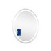 Зеркало Qtap Mideya 500х700 с LED-подсветкой Touch, с антизапотеванием, диммером QT2078NCR5070W
