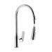 Смеситель для кухни Qtap Vlasta New с выдвижным изливом QTVLA344CRM45646 Chrome