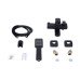 Змішувач для ванни Lidz Wawel 006 (з душовим гарнітуром) (k35) LDWAW006BLA45393 Black