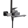 Душова система універсальна Qtap Presto на три споживачі (з виливом) QTPRE111GRP45585 Gunmetal Black