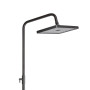 Душова система універсальна Qtap Presto на три споживачі (з виливом) QTPRE111GRP45585 Gunmetal Black