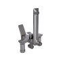 Душова система універсальна Qtap Presto на три споживачі (з виливом) QTPRE111GRP45585 Gunmetal Black
