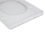 Сидіння для унітаза Qtap (Jay 490, Swan 490) з мікроліфтом Slim QT99SC6106W