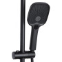 Душова система універсальна Qtap Gemini на три споживачі (з виливом) QTGEM111BLM45686 Black Matt