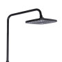 Душова система універсальна Qtap Gemini на три споживачі (з виливом) QTGEM111BLM45686 Black Matt