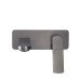 Смеситель для раковины Qtap Slavonice скрытого монтажа QTSLA273GMB45920 Gunmetal Black PVD