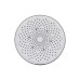 Лейка для верхнего душа Qtap Hlavova D 230 мм округлая QTHLA107CRM45787 Chrome/White