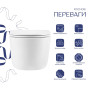 Унітаз підвісний Qtap Taurus безободковий з сидінням Soft-close QTTAU26W45428