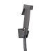 Смеситель для раковины Qtap Gemini (с гигиеническим душем) QTGEM272GMB45692 Gunmetal Black PVD