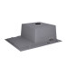 Мийка для кухні інтегрована Lidz Handmade H6350L крило ліворуч (LDH6350BRUL45588) Brushed Steel 3,0/1,0 мм