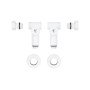 Комплект кранів Thermo Alliance Standart 1/2" бiлий, для рушникосушарки кутовий SF395W15HEW