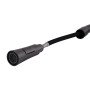 Змішувач для кухні Qtap Vlasta New з висувним виливом QTVLA344GMB45647 Gunmetal Black PVD