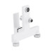 Смеситель для ванны Qtap Gemini (c душевым гарнитуром) QTGEM259CRW45683 Chrome/White