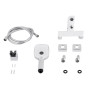 Змішувач для ванни Qtap Gemini (з душовим гарнітуром) QTGEM259CRW45683 Chrome/White