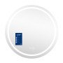 Дзеркало Qtap Mideya R800 з LED-підсвічуванням Touch, з антизапотіванням, димером QT2078NCR8080W