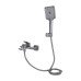 Смеситель для ванны Qtap Presto (c душевым гарнитуром) QTPRE259GRP45584 Gunmetal Black