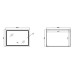 Зеркало Qtap Mideya 1000х700 с LED-подсветкой Touch, с антизапотеванием, диммером QT2078NCF10070W