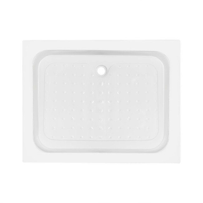 Душовий піддон KAPIELKA ST100x80х14 низький, прямокутний, діаметр зливу 52 мм Lidz