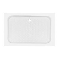 Душовий піддон KAPIELKA ST120x80х14 низький, прямокутний, діаметр зливу 52 мм Lidz
