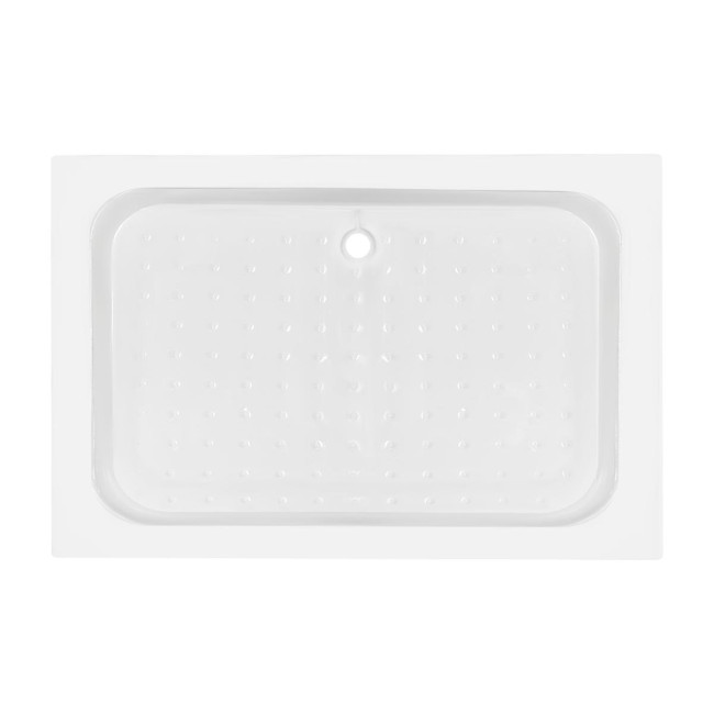 Душовий піддон KAPIELKA ST120x80х14 низький, прямокутний, діаметр зливу 52 мм Lidz