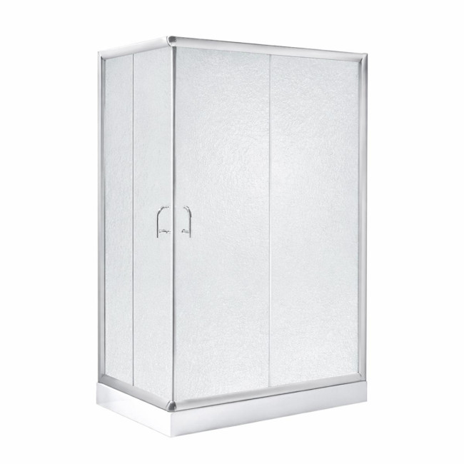 Душова кабіна Lidz Wawel SC100x80.SAT.LOW.FR, скло Frost 5 мм + Lidz Душовий піддон KAPIELKA ST100x80х14