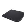 Сидіння для унітаза Qtap Tern 420х340х35 мм, Matt Black, з мікроліфтом, Slim Duroplast, Quick Release QT99HY2322MB