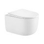 Унітаз підвісний Qtap Taurus безободковий з сидінням Soft-close QTTAU26W45428