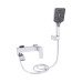 Смеситель для ванны Qtap Swan Cascada с поворотным изливом (c душевым гарнитуром) QTSWA260CRM45565 Chrome