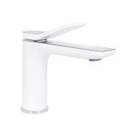 Змішувач для раковини Qtap Presto QTPRE270CRW45576 Chrome/White