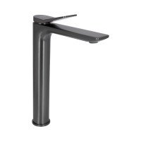 Смеситель для раковины Qtap Presto высокий QTPRE269GRP45582 Gunmetal Black