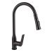 Смеситель для кухни Qtap Vlasta New с выдвижным изливом QTVLA344GMB45647 Gunmetal Black PVD