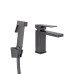 Смеситель для раковины Qtap Gemini (с гигиеническим душем) QTGEM272GMB45692 Gunmetal Black PVD