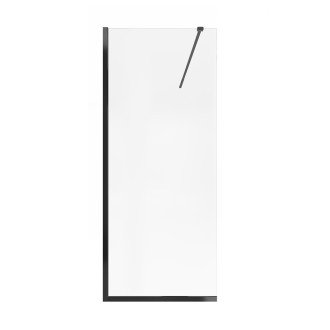 Душевая перегородка Qtap Walk-In Standard BLM209.C8 90х200 см, стекло Clear 8 мм, покрытие CalcLess