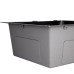 Мийка для кухні інтегрована Lidz Handmade H5050B (LDH5050BPVD43619) Brushed Black PVD 3,0/1,0 мм