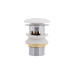 Донний клапан Pop-up для біде з переливом 70х70х110 mm White Qtap