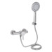 Змішувач для душу Lidz Aria 010 (з душовим гарнітуром) (k35) LDARI010NKS43361 Nickel