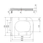 Сидіння для унітаза Qtap Kalao з мікроліфтом Slim QT08991213AW