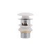 Донний клапан Pop-up для біде з переливом 70х70х110 mm White Qtap