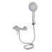 Змішувач для душу Lidz Aria 010 (з душовим гарнітуром) (k35) LDARI010NKS43361 Nickel