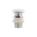 Донний клапан Pop-up для біде з переливом 70х70х110 mm White Qtap
