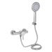 Змішувач для душу Lidz Aria 010 (з душовим гарнітуром) (k35) LDARI010NKS43361 Nickel