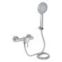 Змішувач для душу Lidz Aria 010 (з душовим гарнітуром) (k35) LDARI010NKS43361 Nickel