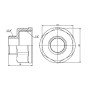 Перехід Thermo Alliance Forte 1" 1/4х3/4" ВЗ SF3603220