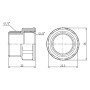 Перехід Thermo Alliance Forte 1/2" ВЗ SF3601515
