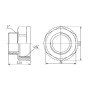 Перехід Thermo Alliance Forte 1" 1/4х1" ВЗ SF3603225