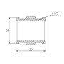 Муфта Thermo Alliance Forte 1/2" ВВ хром SF356H15